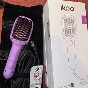Ikoo Purple Hair Straightening Brush